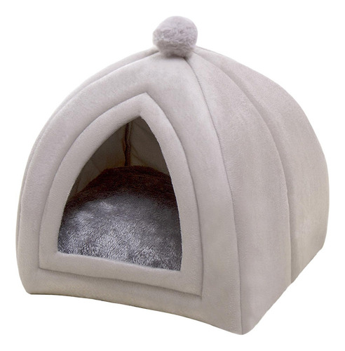 Casa De Gato Portátil Cama Lavable Cachorro Perro Felpa S