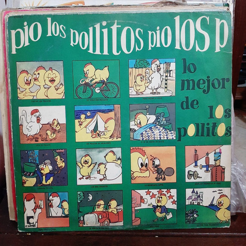 Vinilo Los Pollitos Pio Lo Mejor De Los Pollitos Zzz If1
