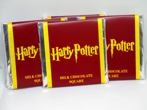 Cuadritos De Chocolate Harry Potter (4 Piezas)