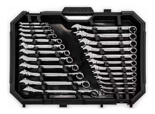 Juego De 24 Llaves Husky Sae/mm Modelo Hcw24pcsm-05