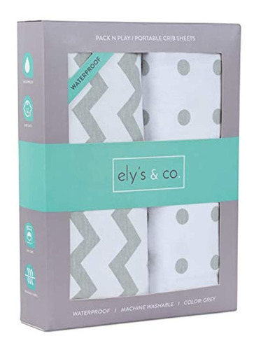 Ely Y Co. Mini Cuna Portátil Resistente Al Agua Para Niños N