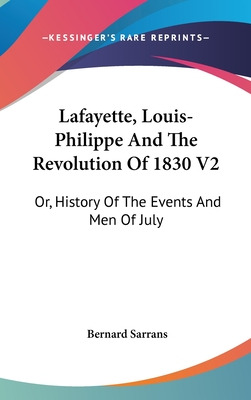 Libro Lafayette, Louis-philippe And The Revolution Of 183...