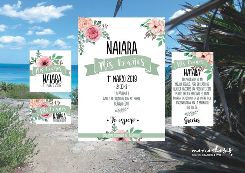 60 Invitaciones Bodas/ 15años/ Aniversarios