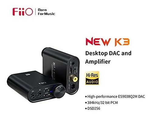 Fiio K3 (2021 Version) Amplificador Hifi Dac P/ Auriculares