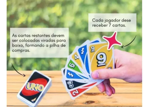 Kit 3 Jogos Família Amigos Viagem Uno 2 Baralhos E Dominó