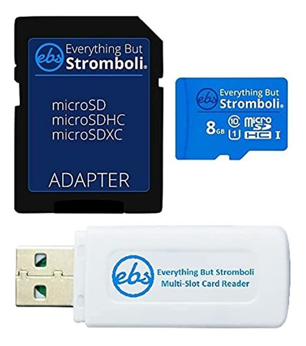 La Tarjeta De Memoria Microsd De 8 Gb De Everything But Stro