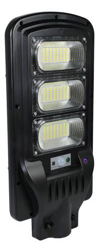 Lámpara Led Solar Luminaria Suburbana Alumbrado Publico 150w Color Negro