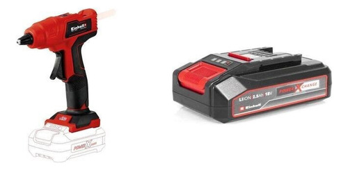 Kit Pistola De Cola Quente A Bateria Te-cg 18 Li Com Dewt