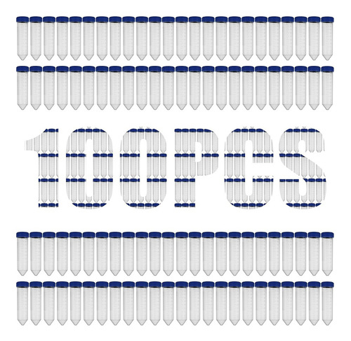 Paquete De 100 Tubos De Centrífuga De 50 Ml, Tubo De Centríf