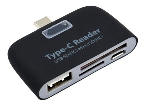 Adaptador Type-c Reader E Usb/ Leitor De Cartão