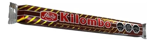 Obleas Chocolate Kilombo Relleno Vainilla De 20 Unidades