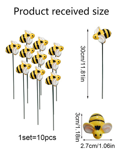 Ch Pila De Abejas For Exteriores, 10 Unidades, Enchufables,