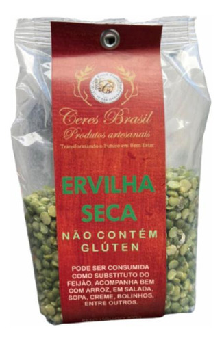 Kit 6x: Ervilha Partida Sem Glúten Ceres 400g