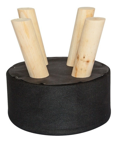 Imagem 5 de 6 de Puff Pufs Pufe Redondo Banquinho Banqueta Infantil Pelucia Bichos Decoração