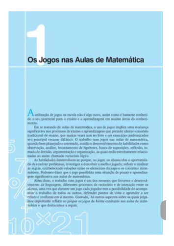 Livro Didático Cadernos Do Mathema, Ens. Fundamental, Jogos De Matemática De 6 9 Ano (Usado)