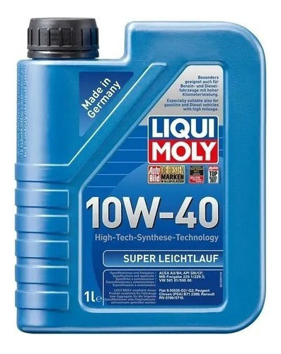 Lubricante Liqui Moly Super Leichtlauf 10w40 1lt