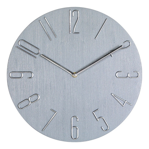 Reloj Gris Para Sala De Estar, Dormitorio, Oficina, Decoraci