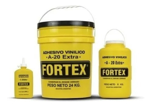 Adhesivo Vinilico Cola Vinilica Fortex A-20 X 24 Kg