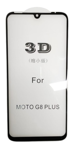 Película De Vidro 3d Moto G8 Plus Preta