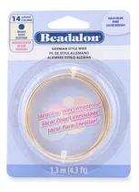 Comprar Alambre Para Bisutería Y Artesania Dorado Beadalon 