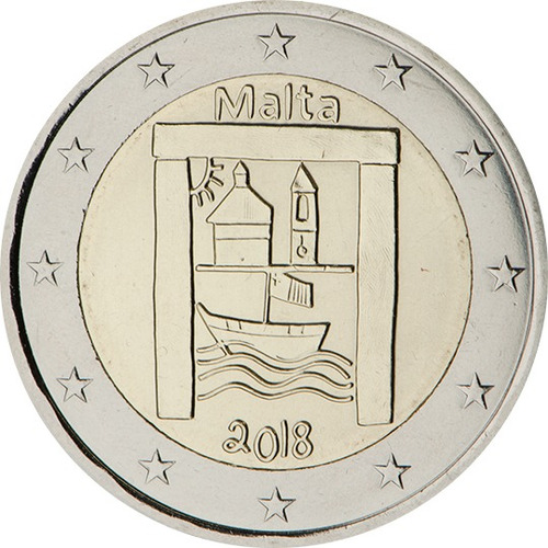 Malta 2018 - Patrimônio Cultural - 2 Euros Cc - F C