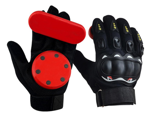 . Longboard Slide Guantes Con Slider Puck Skate Guantes