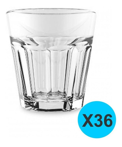 Vaso Oslo 100 Ml Rigolleau Soda Cafe Caja X 36 Unidades Color Transparente