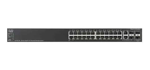 Imagen 2 de 3 de Switch Cisco Smb Sg500-28-k9 Admin L3 De 24 Puertos Gigabit