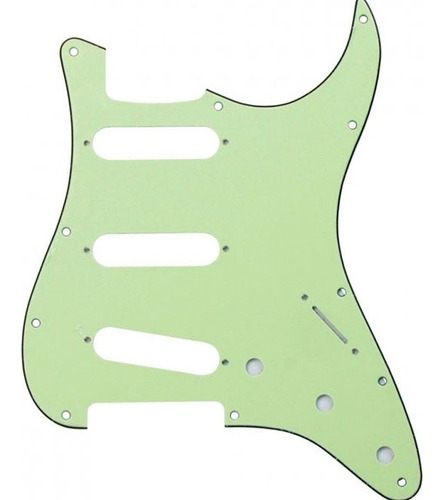 Pickguard Pst01sss Cool Parts P/ Strato 3 Simples Mint Green