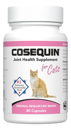 Nutramax Cosequin Soporte Articulaciones Gatos 80 Cap