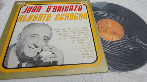 Vinilo- Juan D`arienzo- Canta Alberto Echague 