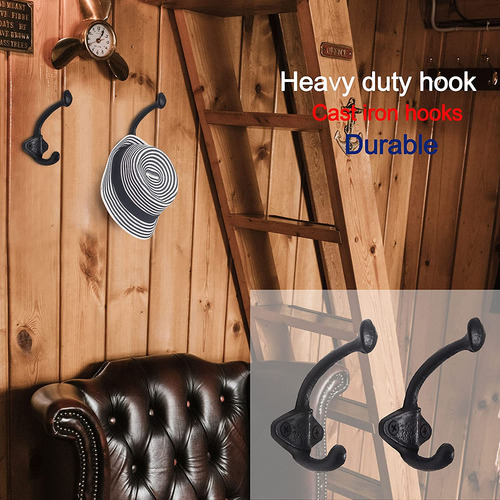 Ganchos De Pared Rústicos Abrigos