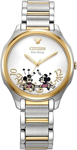 Reloj Citizen 61498 Em0754-59w Mujer Minnie & Mickey Mouse