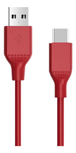 Cable De Datos Tipo C A Usb 2.1a De 1 Metro Color Negro