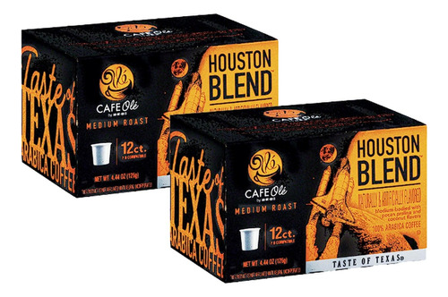 Cafe Ole Houston Blend Pck/12cáp (2pck/24 Cápsulas)