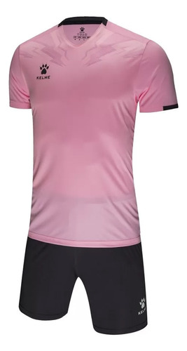 Kit Camiseta Short Kelme Fútbol Equipamiento Adulto Mvdsport
