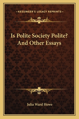 Libro Is Polite Society Polite? And Other Essays - Howe, ...