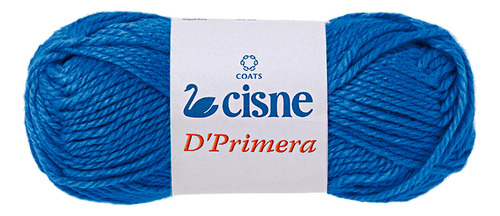 Lã Cisne D'primera Cores Sólidas 40g 84m Crochê Tricô Novelo Cor 00638 - Azul Oceano