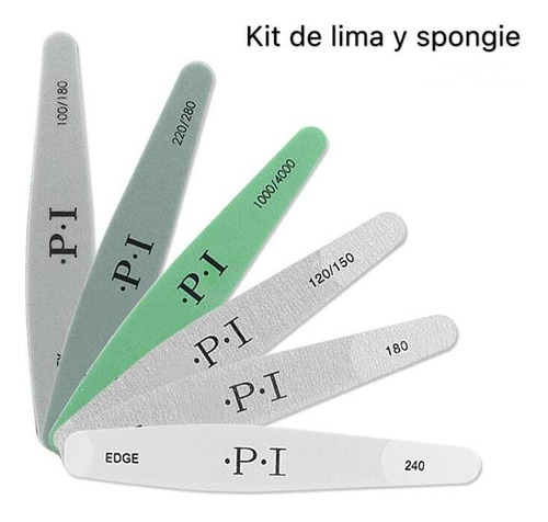 Imagen 1 de 1 de Kit De 6 Limas Opi Spongee Manicure Pulir Limar Nuevo