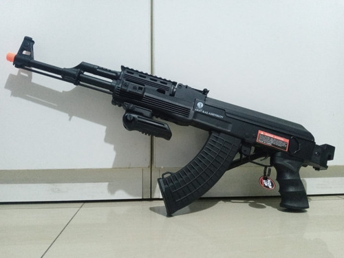Ak 47 Kalashnikov Airsoft + Adaptadpr De 220 Voltios