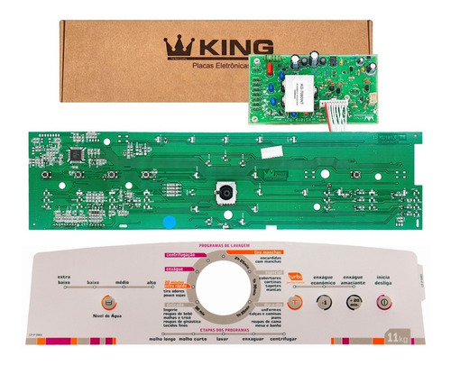 Imagem 1 de 7 de Placa Eletrônica Lavadora Bwl11abana 326064442 Bivolt Cp