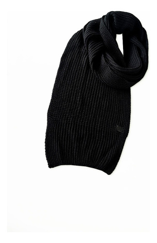 Bufanda Oliver Colors Rever Pass Color Negro Diseño de la tela Lisa Talle U