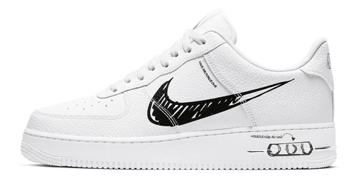 Zapatillas Nike Air Force 1 Low Sketch Urbano Cw7581-101   