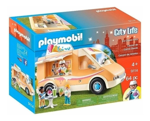 Playmobil 9114 City Life Camion De Helados Mundo Manias