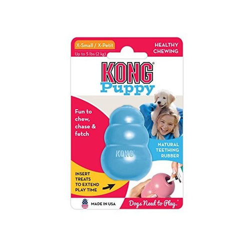 Kong Kong Puppy Goma Duradera Y Tratar Chew Toy