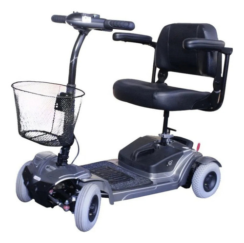 Cadeira De Rodas Elétrica Mirage S Prata Freedom Cor Prateado