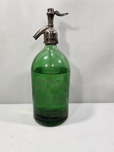 Antiguo Sifon Soda La Blanca Arias Hermanos Junin (Usado)