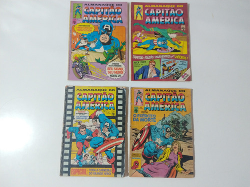 Mega Lote Colecao Especial Capitão America Kit L504c