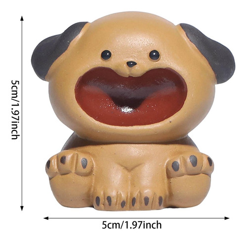 Estatua De Perro Mascota De Té, Adorno De Mascota De Té De