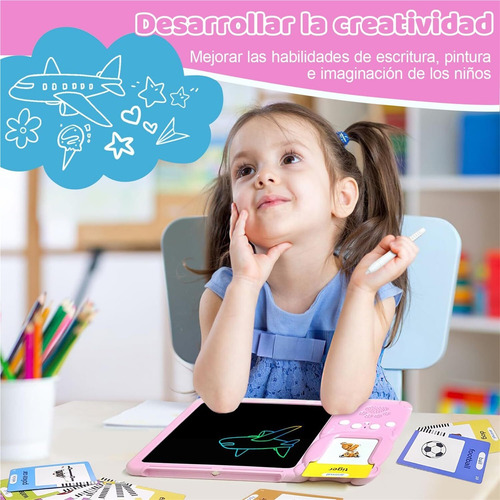 Tableta De Escritura Lcd Con Voz, Juguetes Montessori